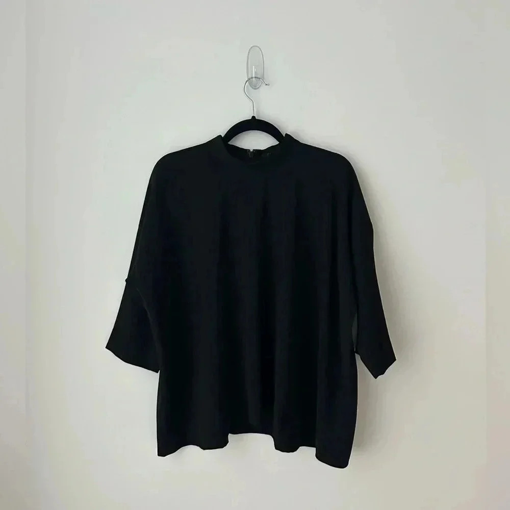 COS oversized  mockneck top